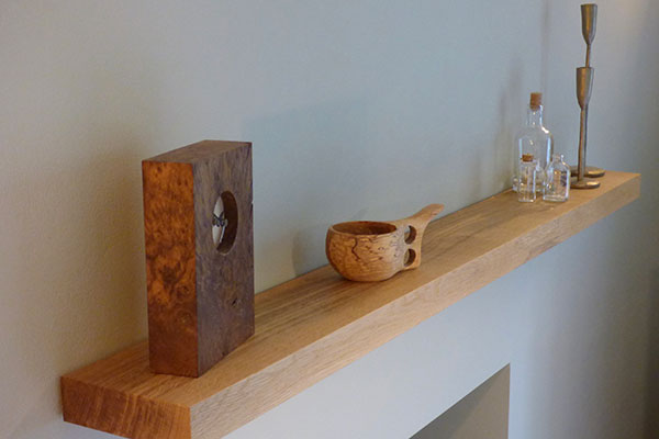 Floating mantel | The Woodworker - Home of Get Woodworking
