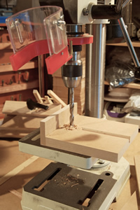 drilling a hole in MDF