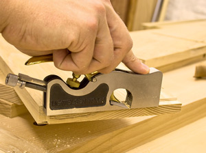 trimming with a shoulder plane