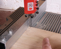 Using a bandsaw