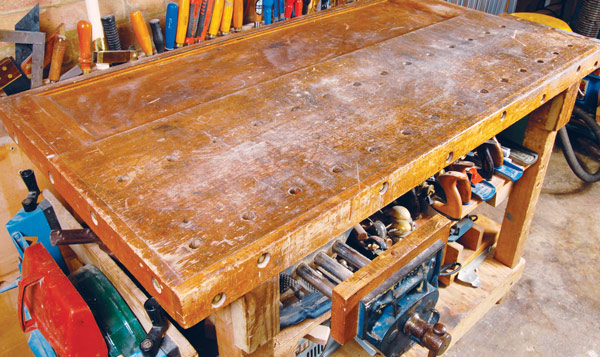 Old bench top