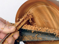 using a bowl gouge