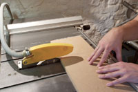 cutting on table saw