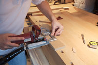 using a biscuit jointer