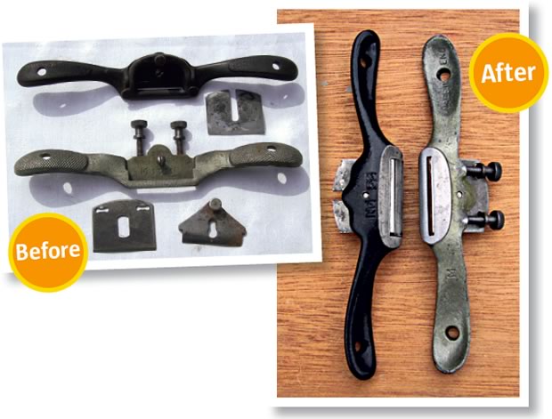 Spokeshaves ~ before and after