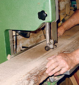 cutting with a bandsaw