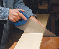 cutting timber