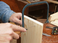 using a coping saw