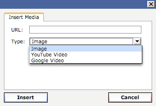 video drop-drop menu