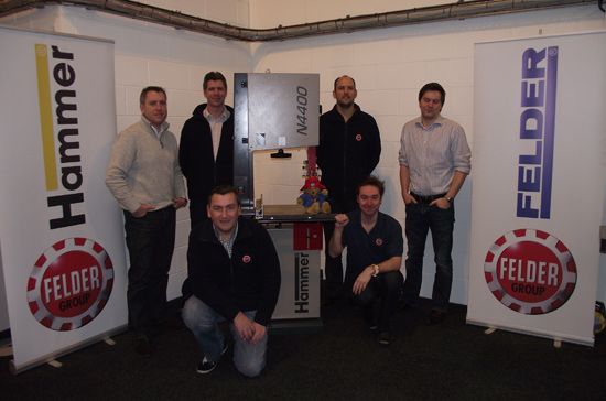 felder grou uk_hammer N4400 bandsaw_charity raffle