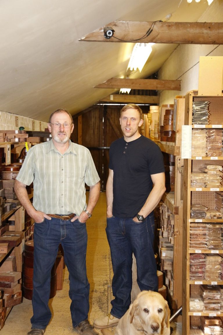The main men behind Stiles and Bates: Pete (right) and his father Dave