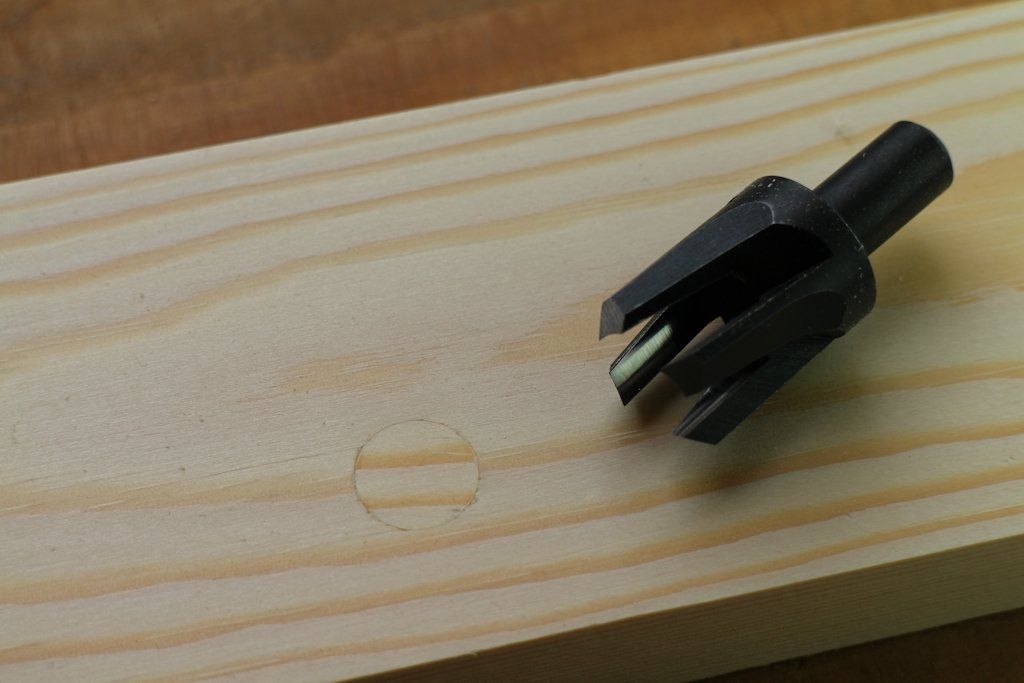 Using the Veritas tapered snug plug cutters, you’re left with a tidy - and almost invisible – fixing