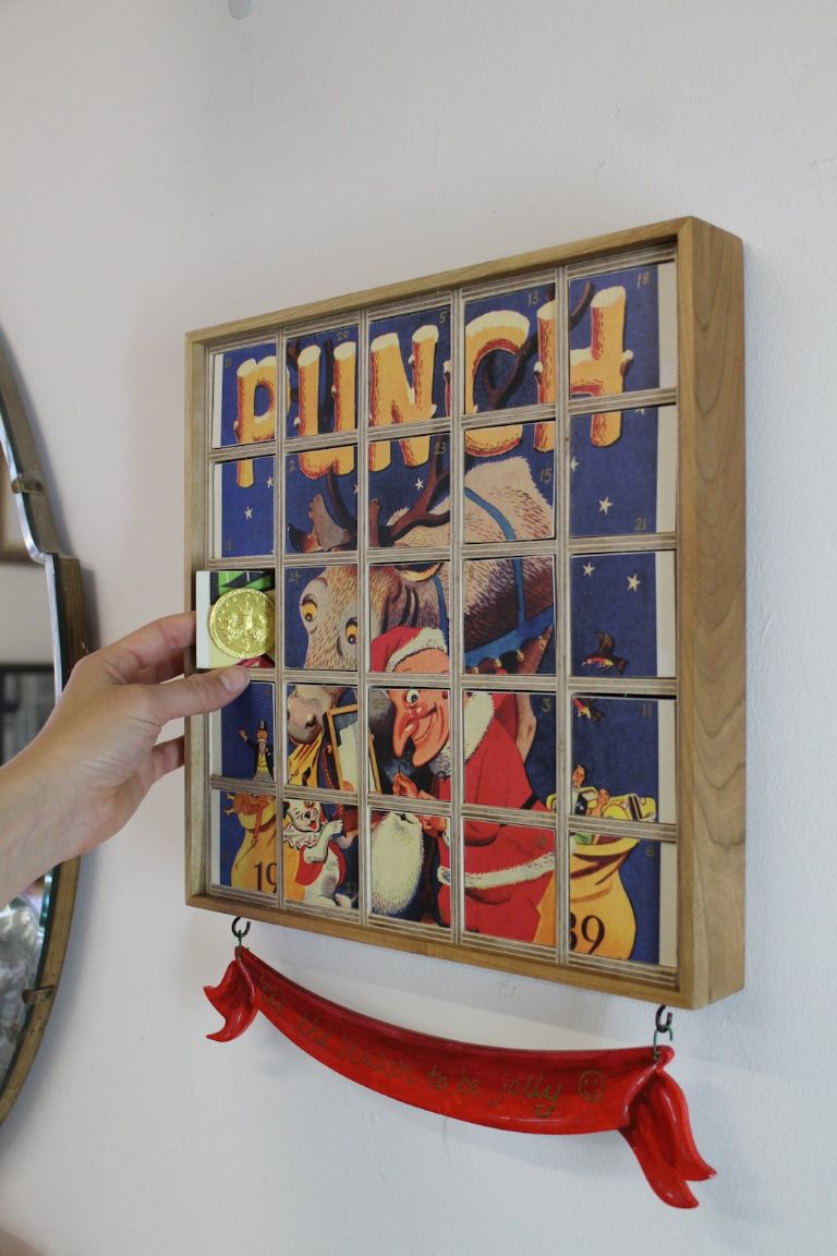 The Editor’s retro advent calendar is a perfect Christmas project