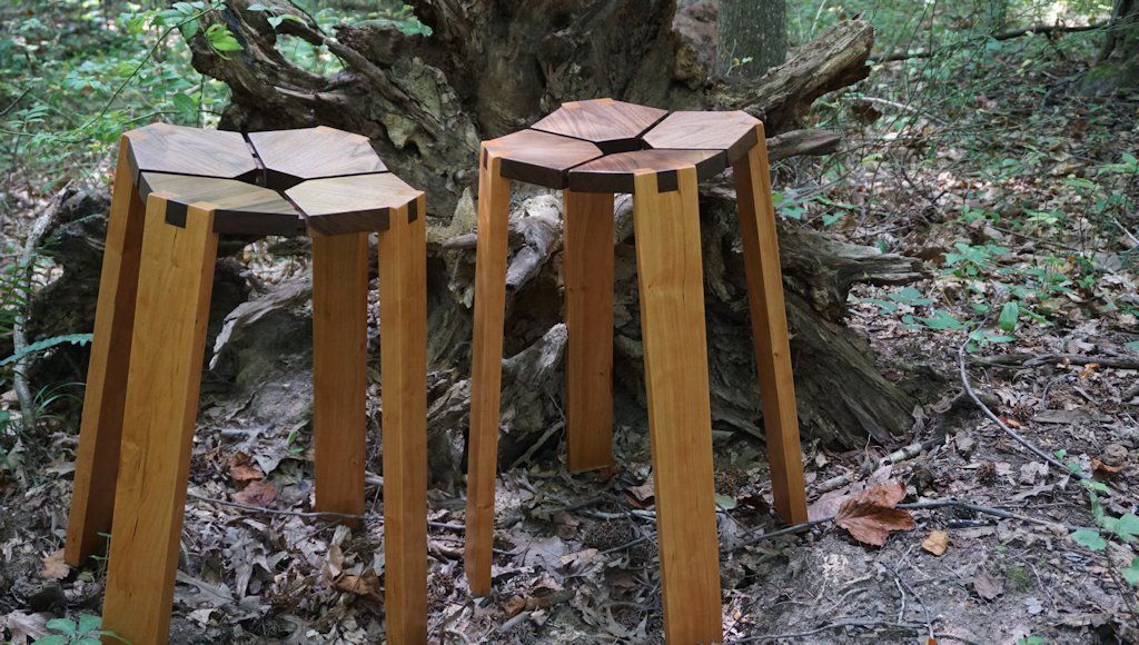 Michael McCrory’s contemporary kitchen stools