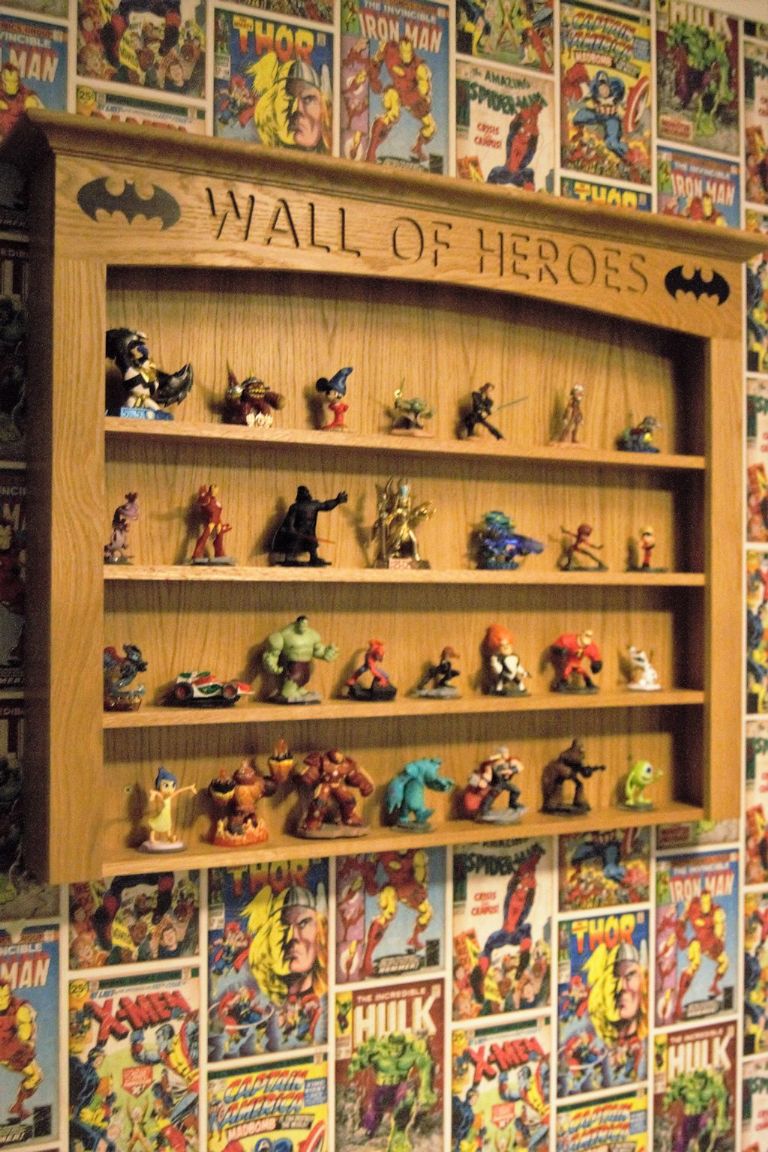The ‘Wall of Heroes’ in situ