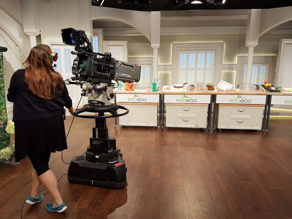 Lights, camera, action! The TV studio set up and ready for the show - read Dennis Knight’s article to find out more!