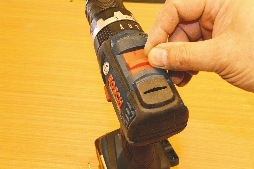 The speeds are altered via a simple top slider