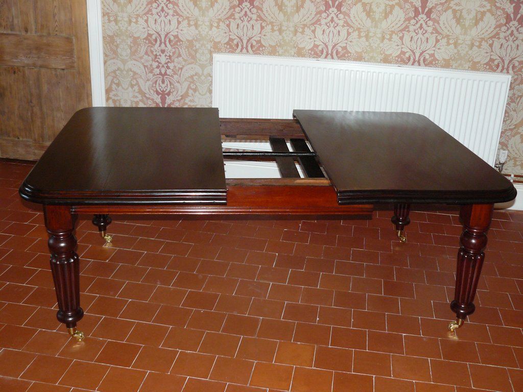Peter Bishop’s Victorian wind-out mahogany extender, once restored