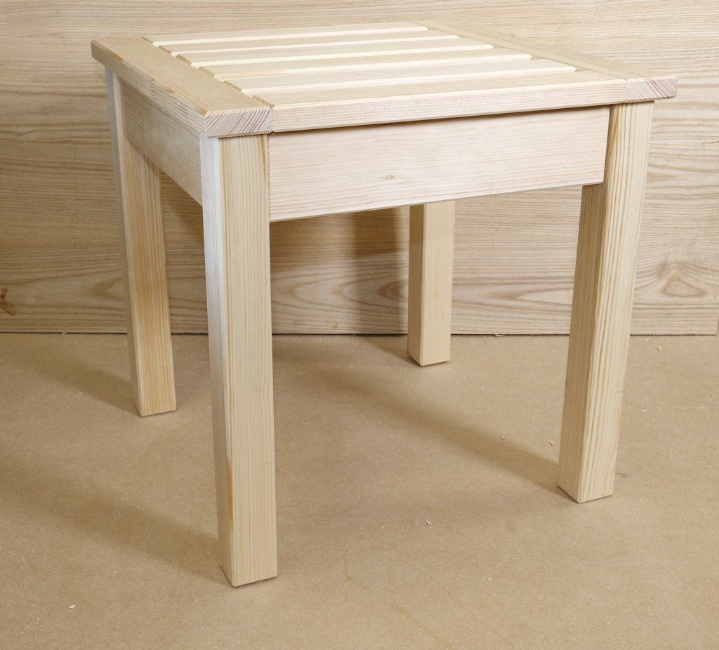 This stool/table was made using the Trend Pocket Hole Jig