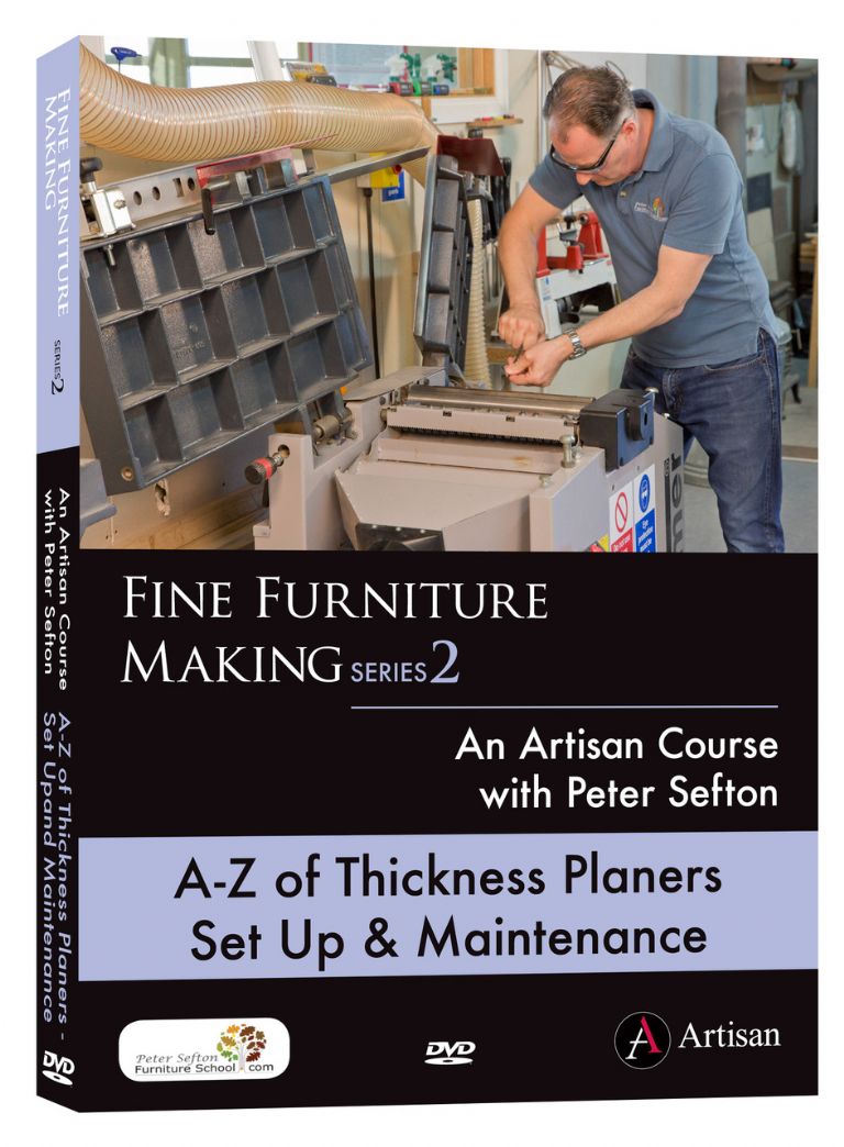 Peter Sefton’s Ultimate Thickness Planer DVD series - get your hands on a set today!