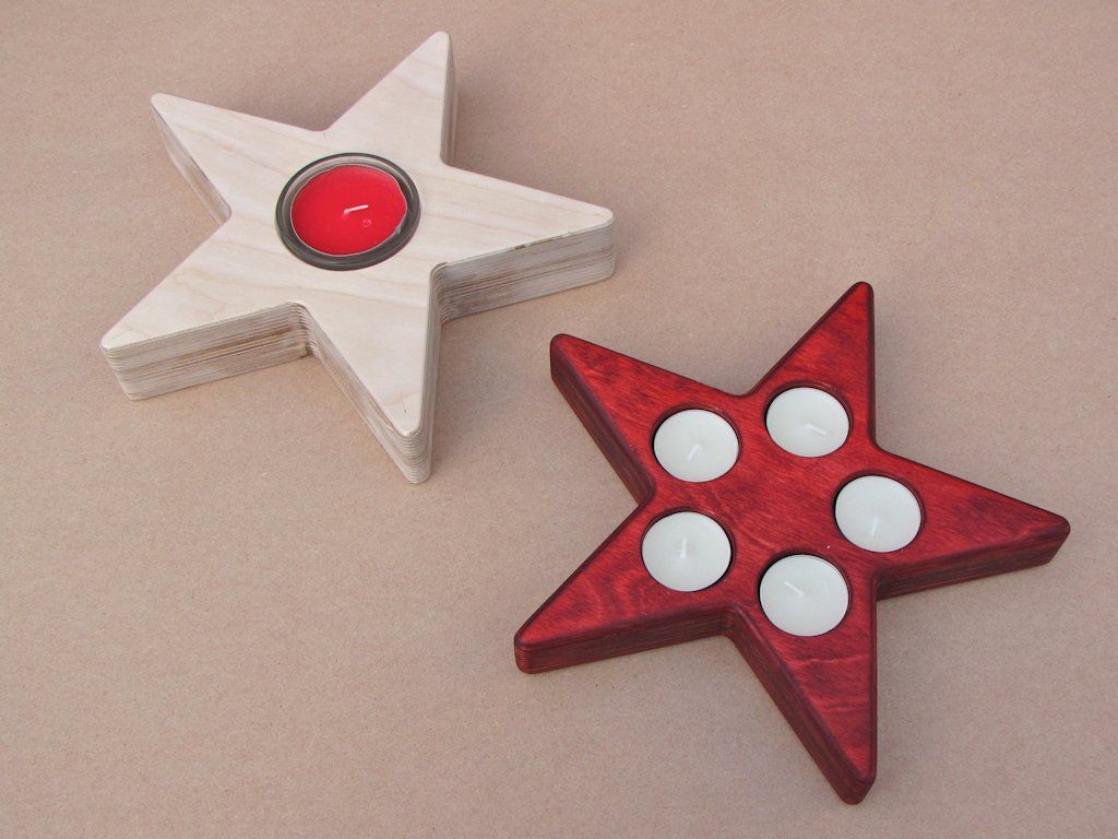 Why not have a go at making Phil Davy’s festive tealight holders?