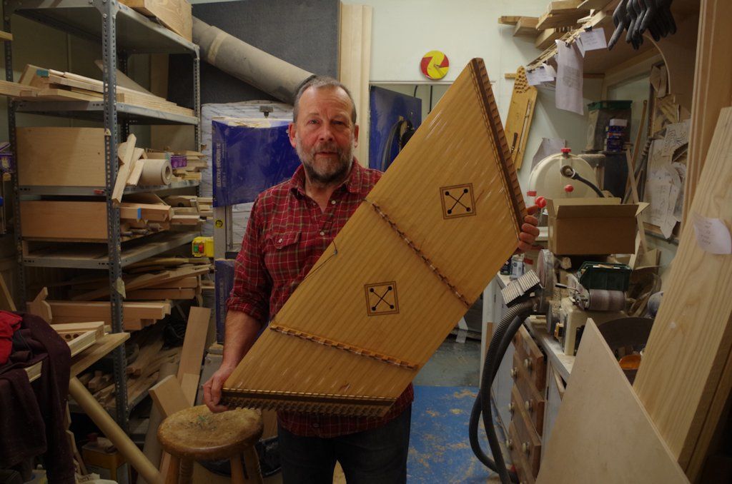 Dulcimer maker, Tim Manning