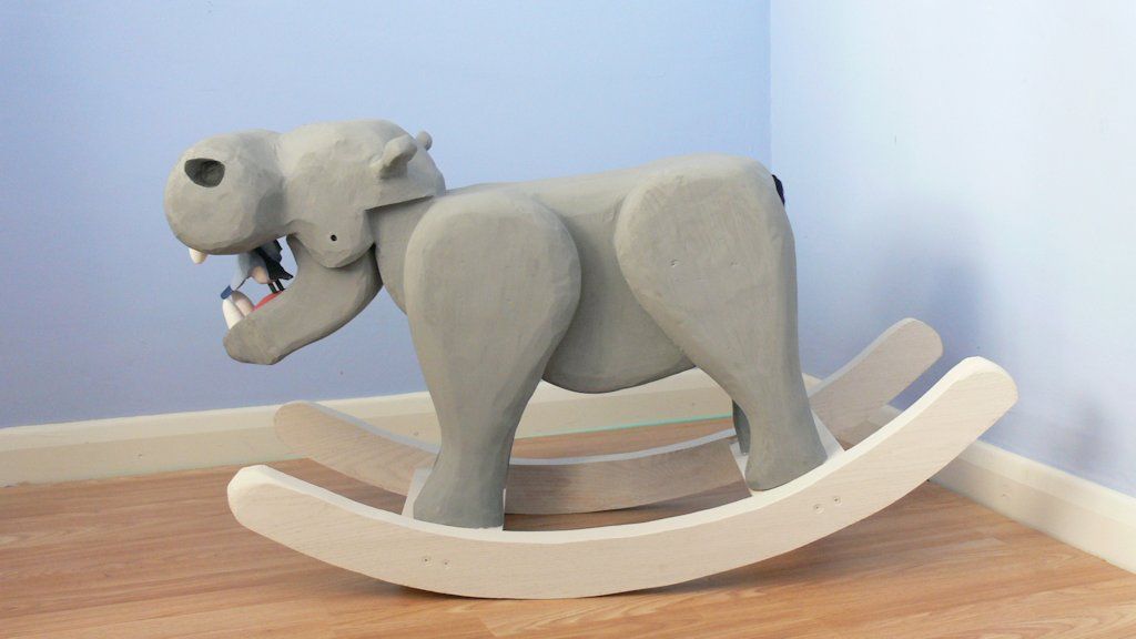 Why not have a go at making Grace Silverman’s rocking hippo with moveable jaw?